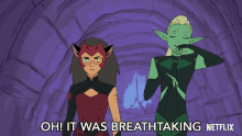 Oh It Was Breathtaking Double Trouble GIF - Oh It Was Breathtaking Double Trouble Catra GIFs