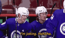 Vancouver Canucks Elias Pettersson GIF - Vancouver Canucks Elias Pettersson Im Joking Hahaha GIFs
