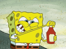 Spongebob Ketchup GIF - Spongebob Ketchup Difficult GIFs