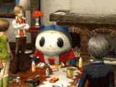 Teddie Surrounded GIF - Teddie Surrounded Persona 4 GIFs