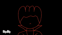 a drawing of a robot 's head with the word flipaclip on the bottom