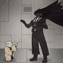 Darth Vader Yoda GIF - Darth Vader Yoda Star Wars GIFs