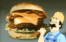 Cartoon Cheeseburger GIF