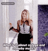 Whatis T About College Andgrybaby Music?.Gif GIF - Whatis T About College Andgrybaby Music? Person Human GIFs