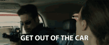 Get Out Of The Car Move GIF