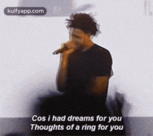Cos I Had Dreams For Youthoughts Of A Ring For You.Gif GIF - Cos I Had Dreams For Youthoughts Of A Ring For You J Cole Hindi GIFs