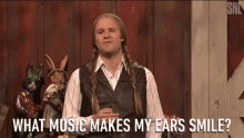 What Music Makes My Ear Smille Answering GIF - What Music Makes My Ear Smille Answering Sharing GIFs