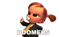 Boomers Tina Templeton Sticker - Boomers Tina Templeton The Boss Baby Family Business Stickers