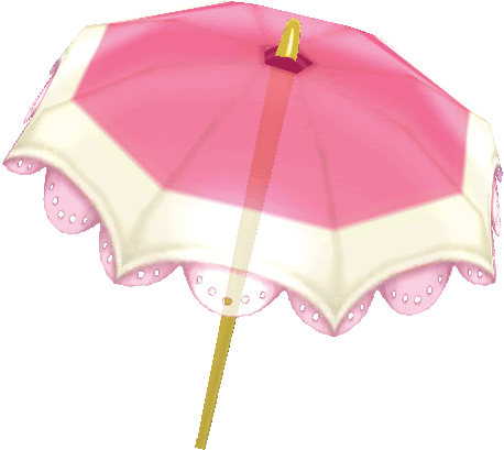 Peach Parasol Glider Sticker - Peach Parasol Glider Mario Kart Stickers