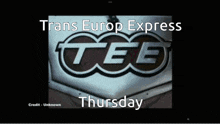 Trans Europe Express Thursday GIF - Trans Europe Express Thursday GIFs
