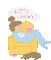 Happy Sunday Day Of Rest Sticker - Happy Sunday Day Of Rest Its Sunday Stickers