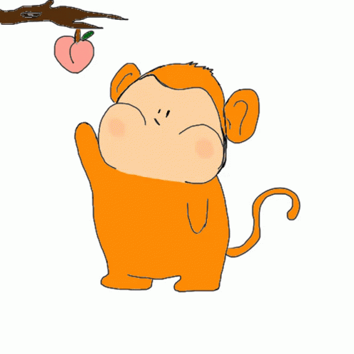 Animated Monkey GIF - Animated Monkey Peach - Discover & Share GIFs
