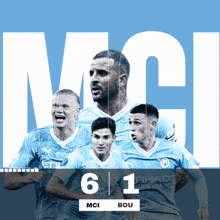 Manchester City F.C. (6) Vs. A.F.C. Bournemouth (1) Post Game GIF - Soccer Epl English Premier League GIFs