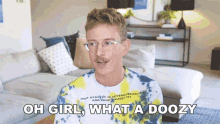 Oh Girl What A Doozy Tyler Oakley GIF - Oh Girl What A Doozy Tyler Oakley Rough One GIFs
