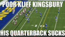 poor kliff kingsbury his quarterback sucks kyler murray ripbozo packwatch