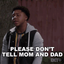 Please Dont Tell Mom And Dad Junebug Carson GIF - Please Dont Tell Mom And Dad Junebug Carson The Ms Pat Show GIFs