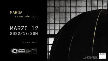 a poster for marzo 12 shows a dome
