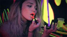 Lips Lipstick GIF - Lips Lipstick Neon GIFs