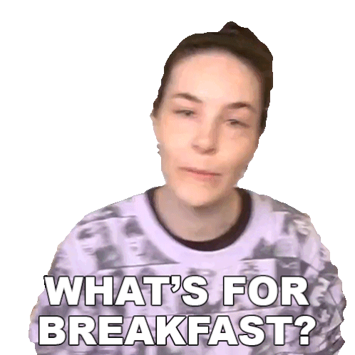 Whats For Breakfast Cristine Raquel Rotenberg Sticker - Whats For Breakfast Cristine Raquel Rotenberg Simply Nailogical Stickers