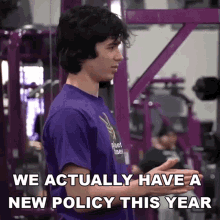 We Actually Have A New Policy This Year Lofe GIF - We Actually Have A New Policy This Year Lofe In Fact This Year We Have A New Policy GIFs