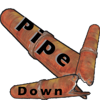 Pipe Down Sticker - Pipe Down Stickers