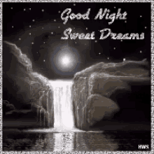 Goodnight Waterfalls GIF - Goodnight Waterfalls Sweet Dreams GIFs