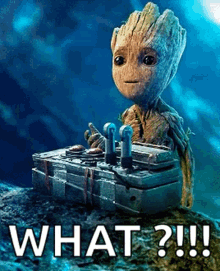 Groot This Button GIF - Groot This Button Baby Groot GIFs