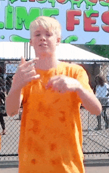 Pointing Carson Lueders GIF - Pointing Carson Lueders Check Out GIFs