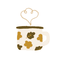 coffe tea cup autumn te