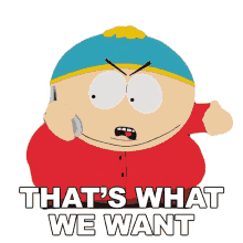 thats what we want eric cartman south park s13e4 the queef sisters