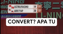 a sign that says convert apa tu in white