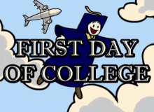 First Day Of College Back To School GIF - First Day Of College Back To School Happy First Day GIFs
