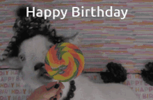happy birthday birthday goat goat goats lollipop