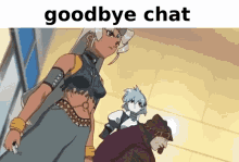 Goodbye Chat Meia GIF
