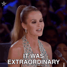 It Was Extraordinary Amanda Holden GIF - It Was Extraordinary Amanda Holden Britains Got Talent GIFs