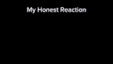 a picture of a city with the words " my honest reaction " at the top