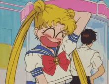 Sailor Moon Sailormoon 尴尬 美少女战士 GIF