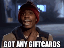 Fiend Gift Card GIF - Fiend Gift Card Dave Chappelle GIFs
