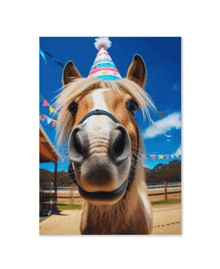 Horse Birthday GIF