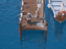 a sign that says joining you soon with a boat in the background