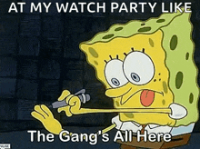 Gangs All Here Spongebob GIF - Gangs All Here Spongebob Lonely GIFs