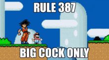 Dbz Rule Meme Rule387 GIF - Dbz Rule Meme Rule387 Mario GIFs