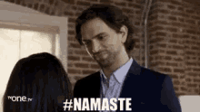 Namaste Greeting GIF - Namaste Greeting Suprised GIFs