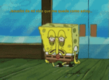 Spongebob Tired GIF - Spongebob Tired Jesusito De Mi Vida Que Me Quede Com Estoy GIFs