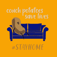 Coronavirus Stayhome GIF - Coronavirus Stayhome Couch Potato GIFs