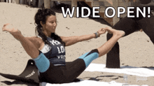 Yoga Open Wide GIF - Yoga Open Wide Yoga Pose GIFs