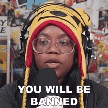 You Will Be Banned Aychristene GIF - You Will Be Banned Aychristene Aychristenegames GIFs