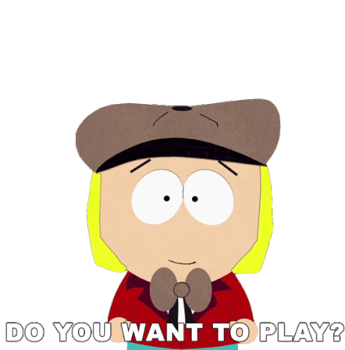 Do You Want To Play Pip Pirrip Sticker - Do You Want To Play Pip Pirrip South Park Stickers