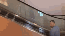 Josh Escalator GIF - Josh Escalator Going Up GIFs
