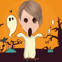 Spooky Ghost GIF - Spooky Ghost Halloween GIFs